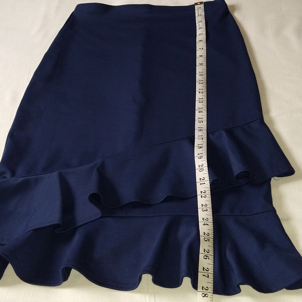 Blue Ruffle skirt - Picture 8 of 12